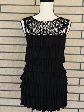 Laseine Ruffle Layered Blouse | Top for Women Size Small